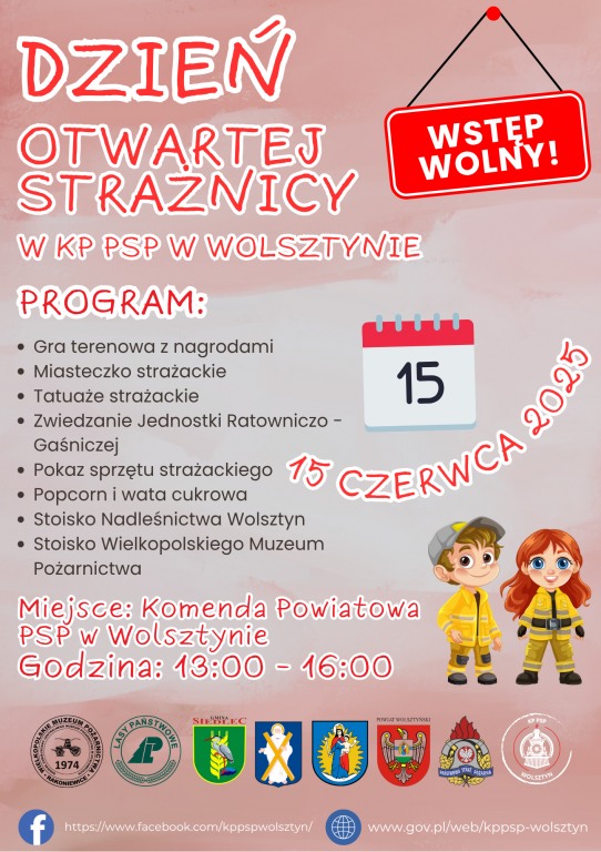 Dzie� Otwartej Stra�nicy w Komendzie Powiatowej PSP w Wolsztynie