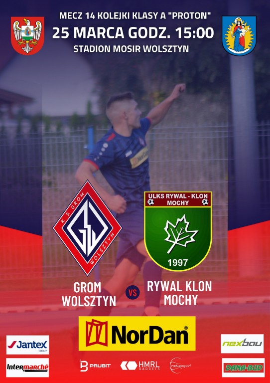 Mecz pi�karski Grom Wolsztyn
