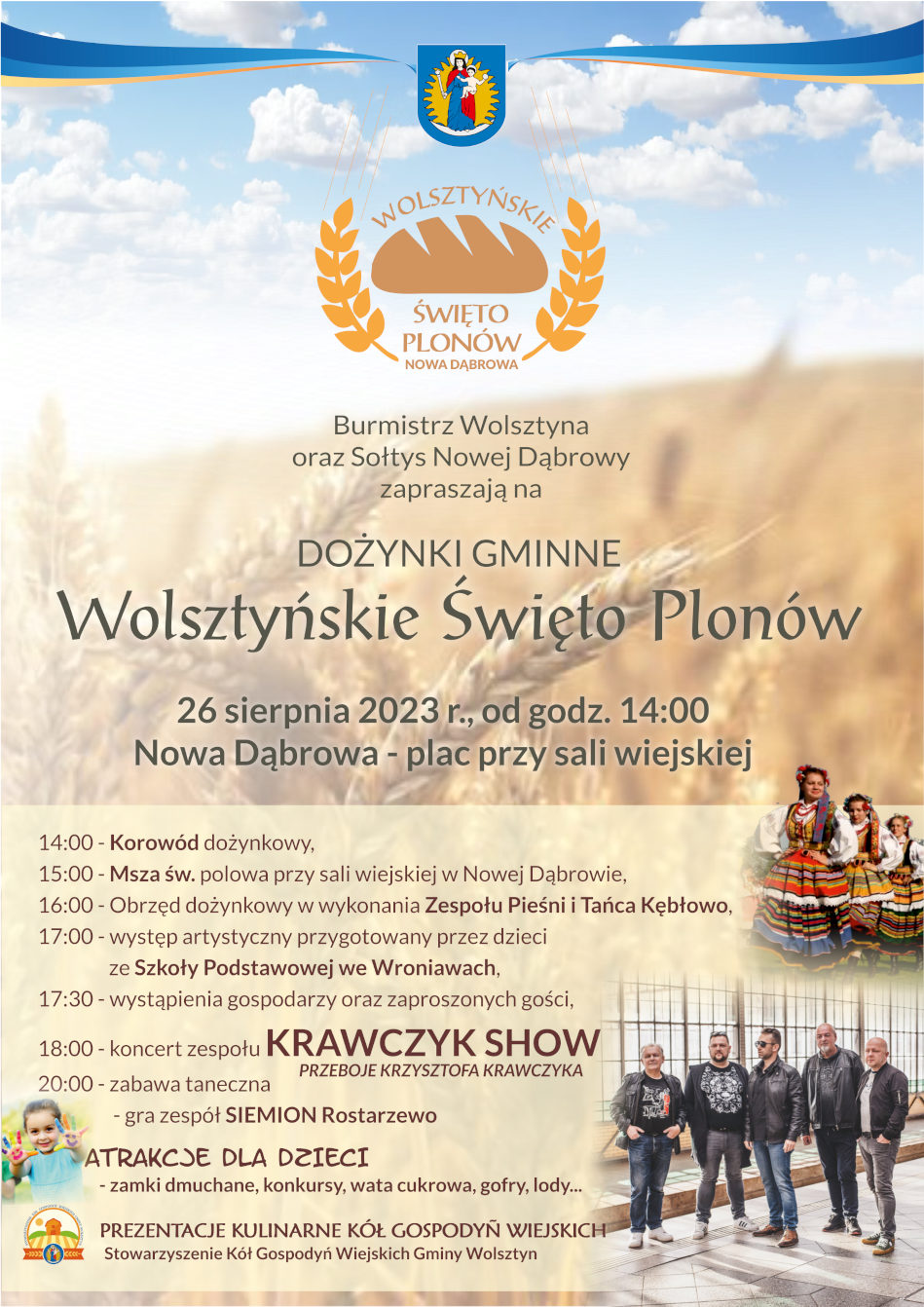 WOLSZTY�SKIE �WI�TO PLON�W Do�ynki Gminne w Nowej D�browie 2023